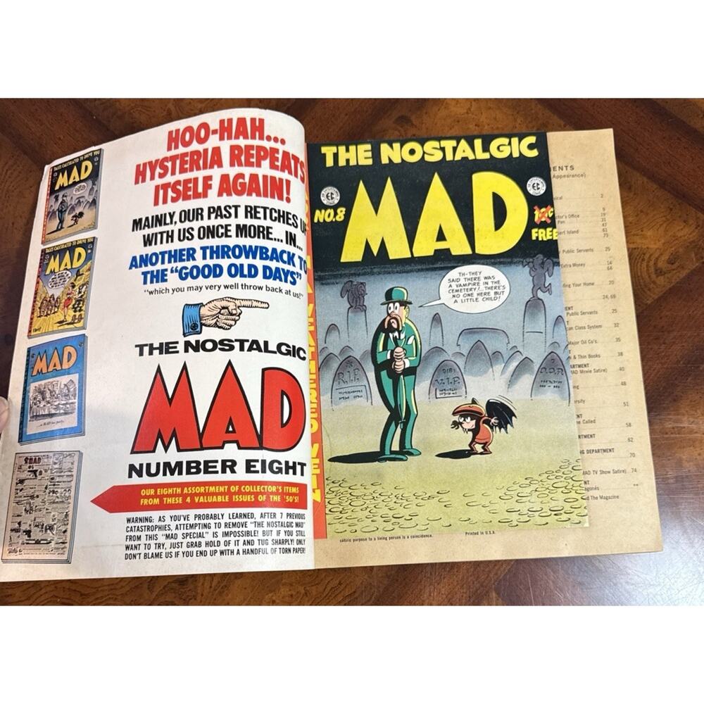 Mad Super Special Magazine Fall 1980 #32‎ w/ The Nostalgic Mad # 8 - Picture 8 of 16